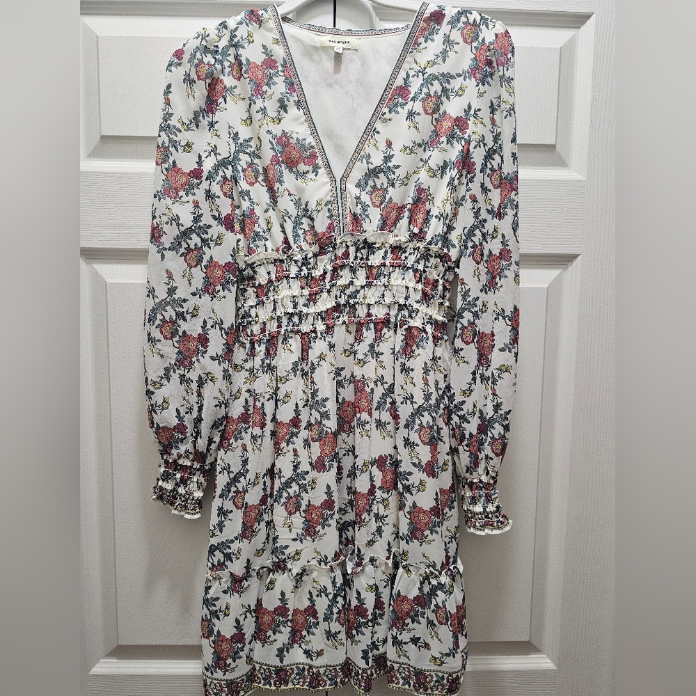 Max Studio Floral Vintage Mini Dress